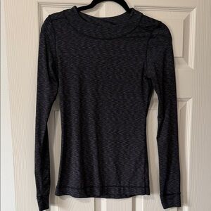 Cuddl Duds Charcoal Long Sleeve Top